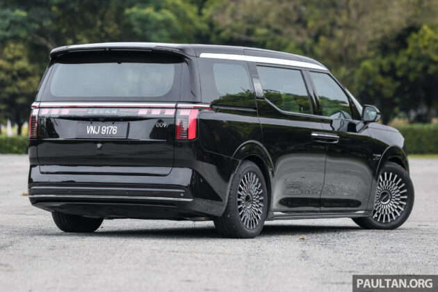 2025 Zeekr 009 Ultra Luxury 纯电动六人座豪华大型MPV完整新车实拍图集, 续航里程可达582公里, 售价36万令吉
