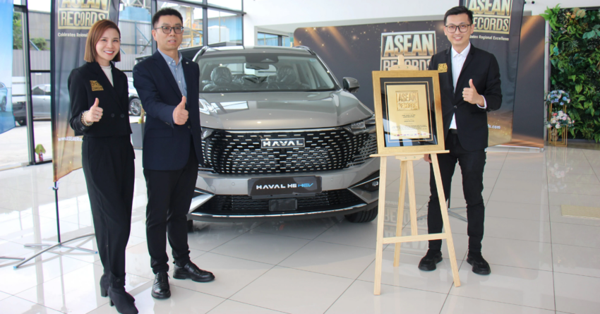 上路实测创最长续航纪录，GWM Haval H6 HEV 列入东盟纪录！满缸续航达1,242公里，逾三十车主实测突破千公里 297592