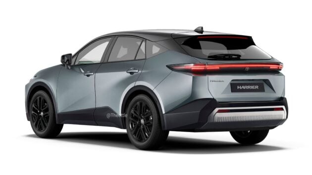 日媒称下一代 Toyota Harrier 将改变定位成一款 Coupe SUV, 车高降低, 外型更运动化, 搭载1.5L Hybrid涡轮油电
