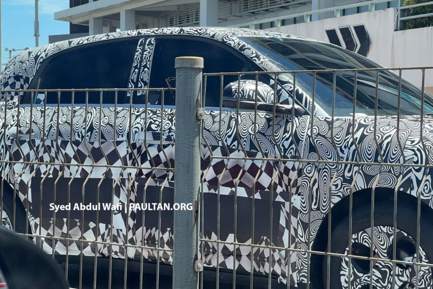 Proton eMAS 5 上路测试再次被拍, 采吉利星愿四幅式轮毂 298533