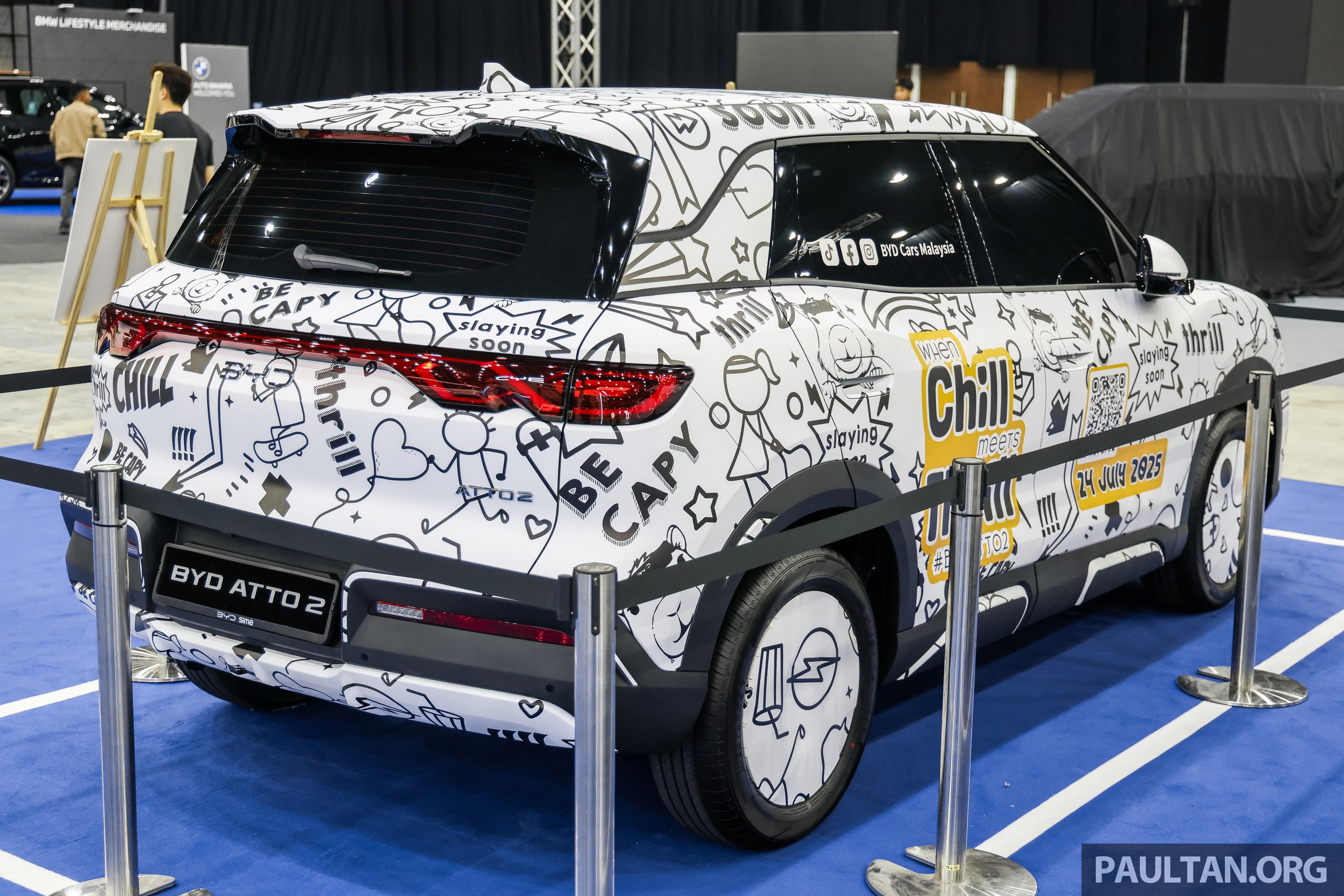 本地首秀！BYD Atto 2 于 PACE 2025 展销活动亮相，B-Segment 纯电SUV，350公里续航里程，下周四正式发布