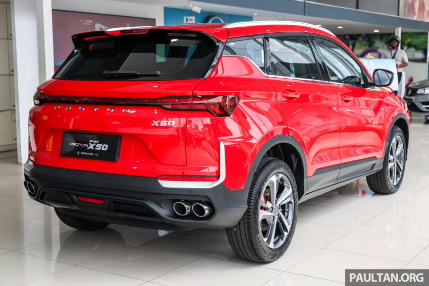 2025 Proton X50 小改款完整规格公布, 改搭动力更强1.5L四缸涡轮引擎, 支持无线 Apple CarPlay 与 Android Auto 301125