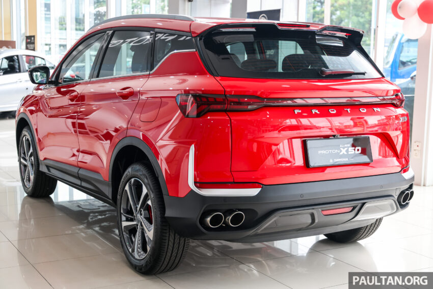 2025 Proton X50 小改款完整规格公布, 改搭动力更强1.5L四缸涡轮引擎, 支持无线 Apple CarPlay 与 Android Auto 301126