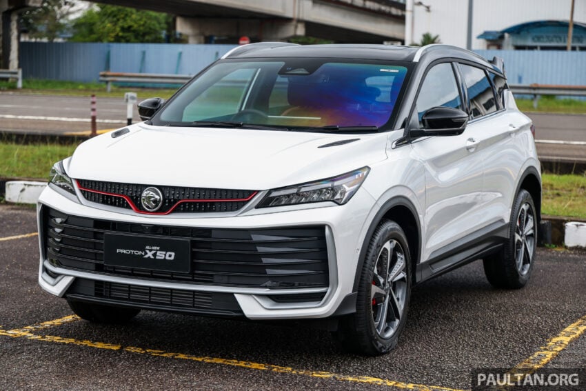 2025 Proton X50 小改款完整规格公布, 改搭动力更强1.5L四缸涡轮引擎, 支持无线 Apple CarPlay 与 Android Auto 300563