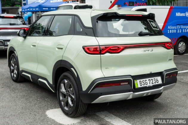 BYD Atto 2 我国正式发布, 纯电动B-Segment SUV, 续航里程最长可达410公里, 7.9秒破百, 单一版本售价RM100,000