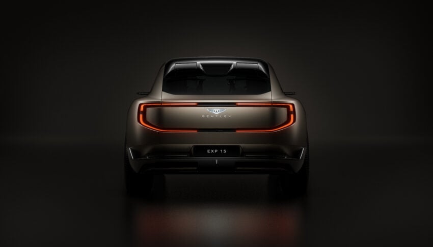 Bentley EXP 15 概念车发表！三门三座布局 Fastback；2026年宾利首款纯电动车的原型，预示品牌未来设计方向 301914