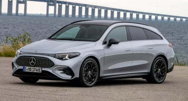 2025 Mercedes-Benz CLA Shooting Brake 大改款全球首发, 暂时仅有纯电版本, 之后将追加Mild Hybrid轻混动车型