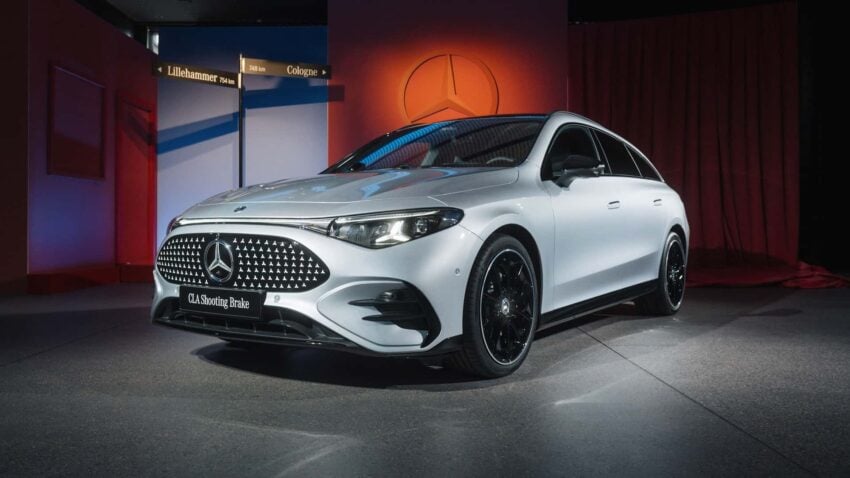 2025 Mercedes-Benz CLA Shooting Brake 大改款全球首发, 暂时仅有纯电版本, 之后将追加Mild Hybrid轻混动车型 302048