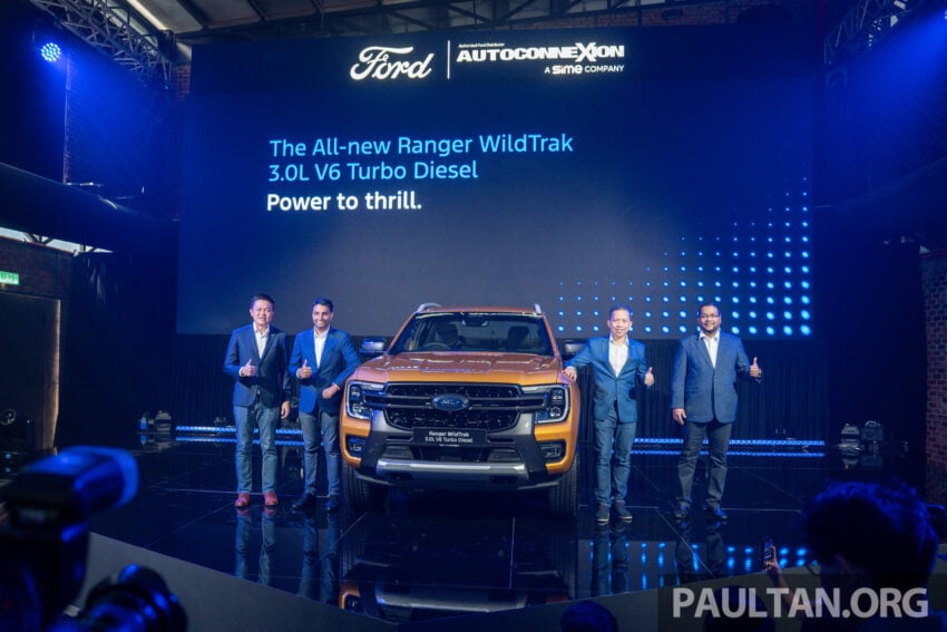 Ford Ranger Wildtrak 3.0 V6 Turbo Diesel 本地正式发布, 250PS/600Nm输出, 10AT自排变速箱, 售价19.3万令吉起 305692