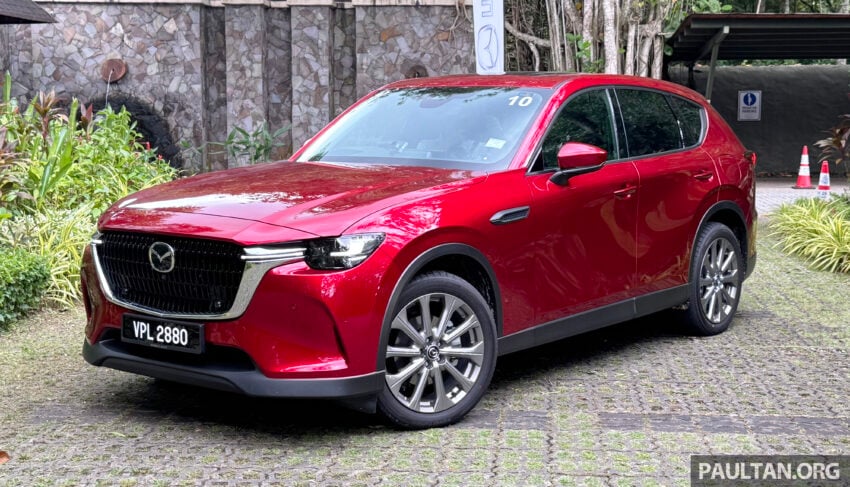 2025 Mazda CX-60 我国正式发布, 从日本进口, 搭载2.5L四缸自然进气引擎+后驱, 12.3寸全数位仪表板, 售价20万令吉 306555