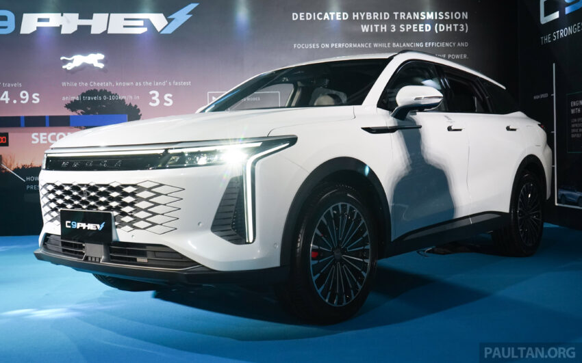 2025 Omoda C9 PHEV 本地公开亮相, 搭载1.5T油电系统, 可纯电行驶150公里, 综合续航达1,100公里, 预估价22万 305526