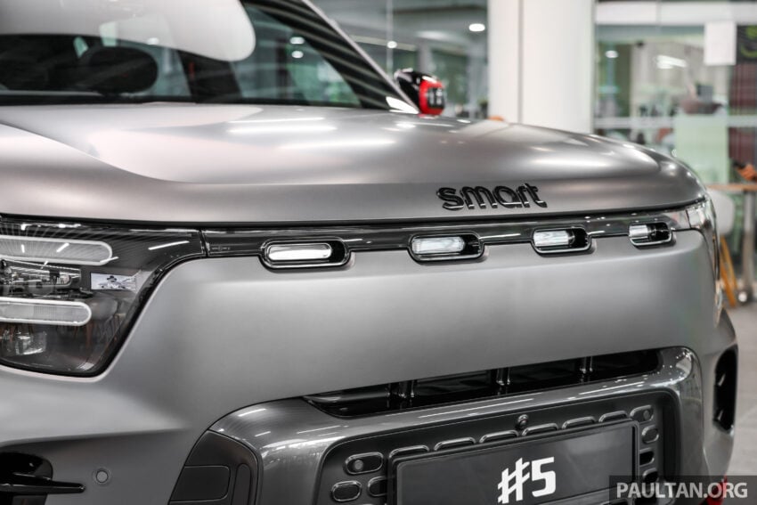 2025 smart #5 我国规格确认, 续航里程最长590公里, 15分钟充电至80%, 最快3.8秒破百, 搭载 Sennheiser 音响系统 306009