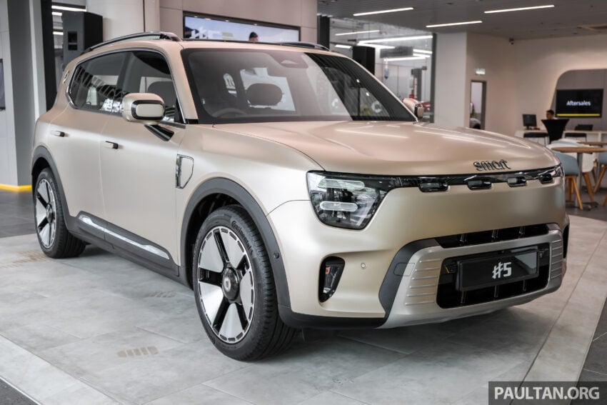 2025 smart #5 我国规格确认, 续航里程最长590公里, 15分钟充电至80%, 最快3.8秒破百, 搭载 Sennheiser 音响系统 305860