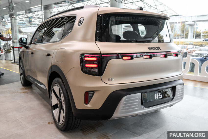 2025 smart #5 我国规格确认, 续航里程最长590公里, 15分钟充电至80%, 最快3.8秒破百, 搭载 Sennheiser 音响系统 305863