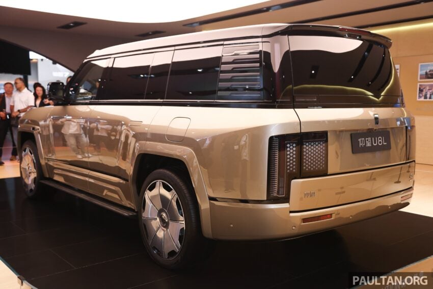 比亚迪仰望 U8L 中国正式上市, 对标 Rolls Royce Cullinan 的超奢华SUV, 2.0L油电增程系统, 售价从77.14万令吉起 304265