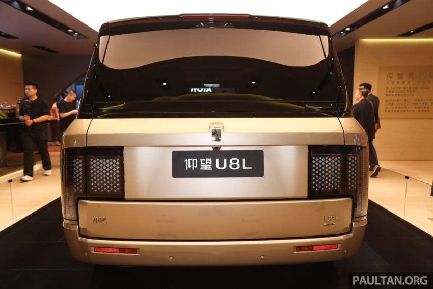 比亚迪仰望 U8L 中国正式上市, 对标 Rolls Royce Cullinan 的超奢华SUV, 2.0L油电增程系统, 售价从77.14万令吉起 304266