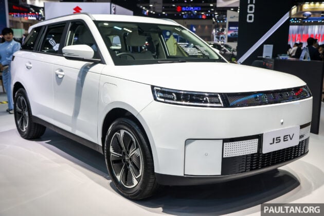 Jaecoo J5 EV 登陆泰国, 续航里程400公里, 从7.1万令吉起