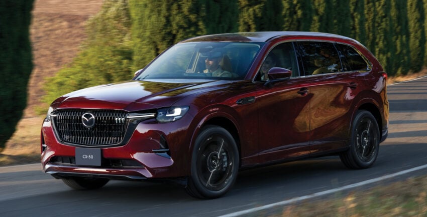 2025 Mazda CX-80 2.5G PHEV AWD 本地发布, 搭载2.5L PHEV混动系统, 综合油耗1.6L/100km, 售价33.16万令吉 306485