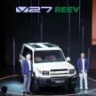 iCaur V27 迪拜全球首发, 搭载1.5T四缸引擎的油电增程型 (REEV) 车款, 品牌最大的车款, 预计今年第四季中国上市