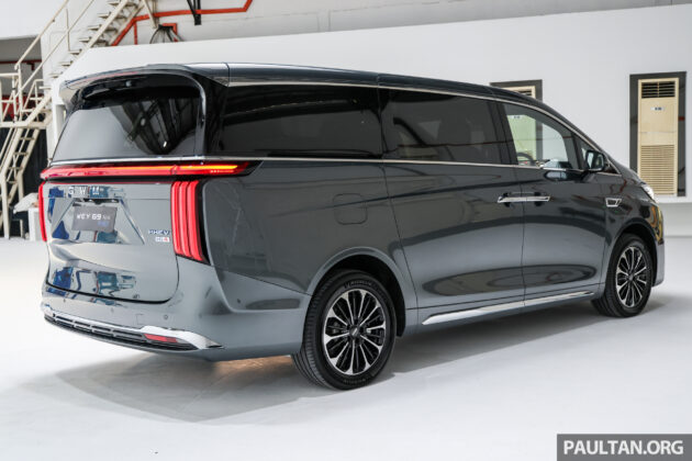 GWM WEY G9 已开始本地组装, 1.5L PHEV油电混动豪华MPV, 油电综合里程可达1,000公里, 本地预估价30万令吉内
