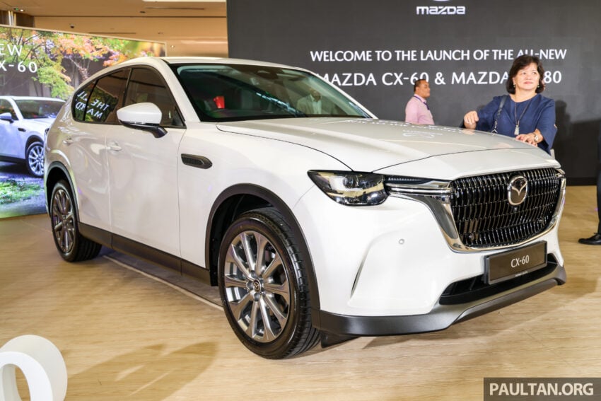 2025 Mazda CX-60 我国正式发布, 从日本进口, 搭载2.5L四缸自然进气引擎+后驱, 12.3寸全数位仪表板, 售价20万令吉 306580