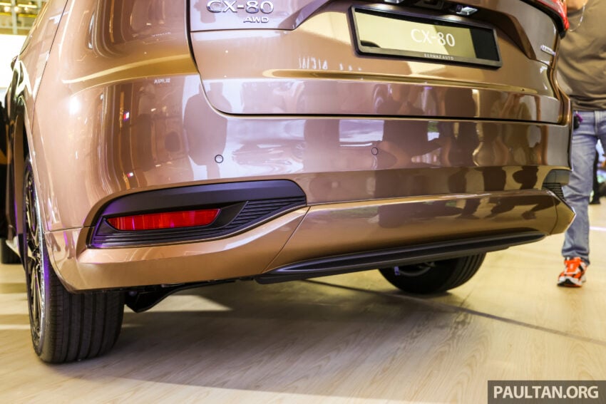 2025 Mazda CX-80 2.5G PHEV AWD 本地发布, 搭载2.5L PHEV混动系统, 综合油耗1.6L/100km, 售价33.16万令吉 306673