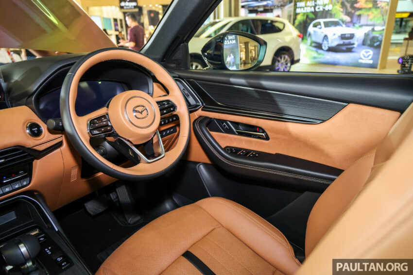 2025 Mazda CX-80 2.5G PHEV AWD 本地发布, 搭载2.5L PHEV混动系统, 综合油耗1.6L/100km, 售价33.16万令吉 306714