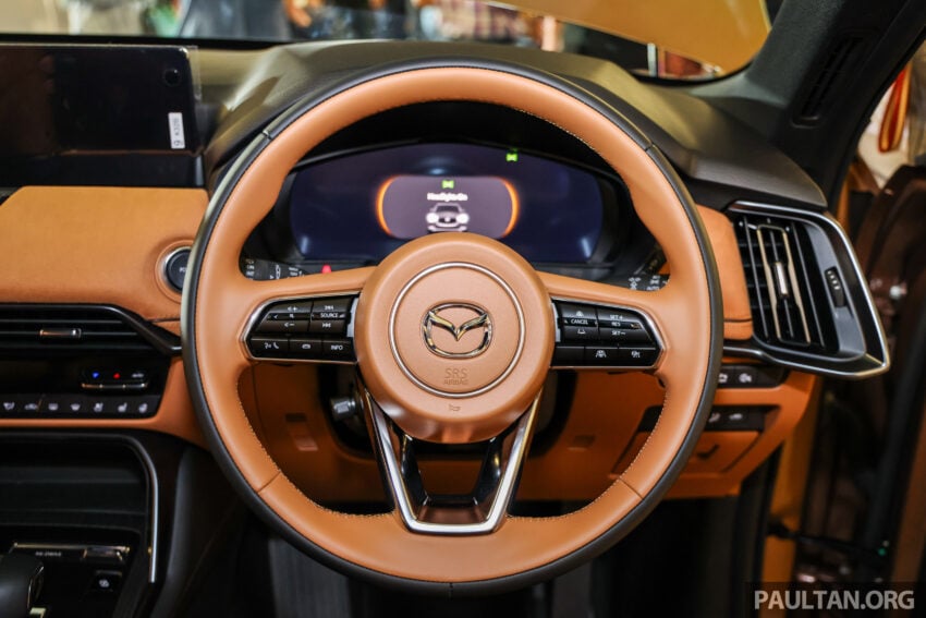 2025 Mazda CX-80 2.5G PHEV AWD 本地发布, 搭载2.5L PHEV混动系统, 综合油耗1.6L/100km, 售价33.16万令吉 306693