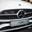 2025 Mercedes-Benz C200 AMG Line 本地上市, 标配原厂AMG运动化套件, 1.5L四缸微型油电, 官方售价29.3万