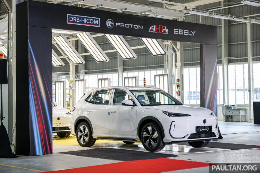 宝腾位于霹雳州 Tg Malim 的新电动车组装厂房正式启用！本地组装的 Proton eMas 7 开始生产；eMas 5  即将投产 306805