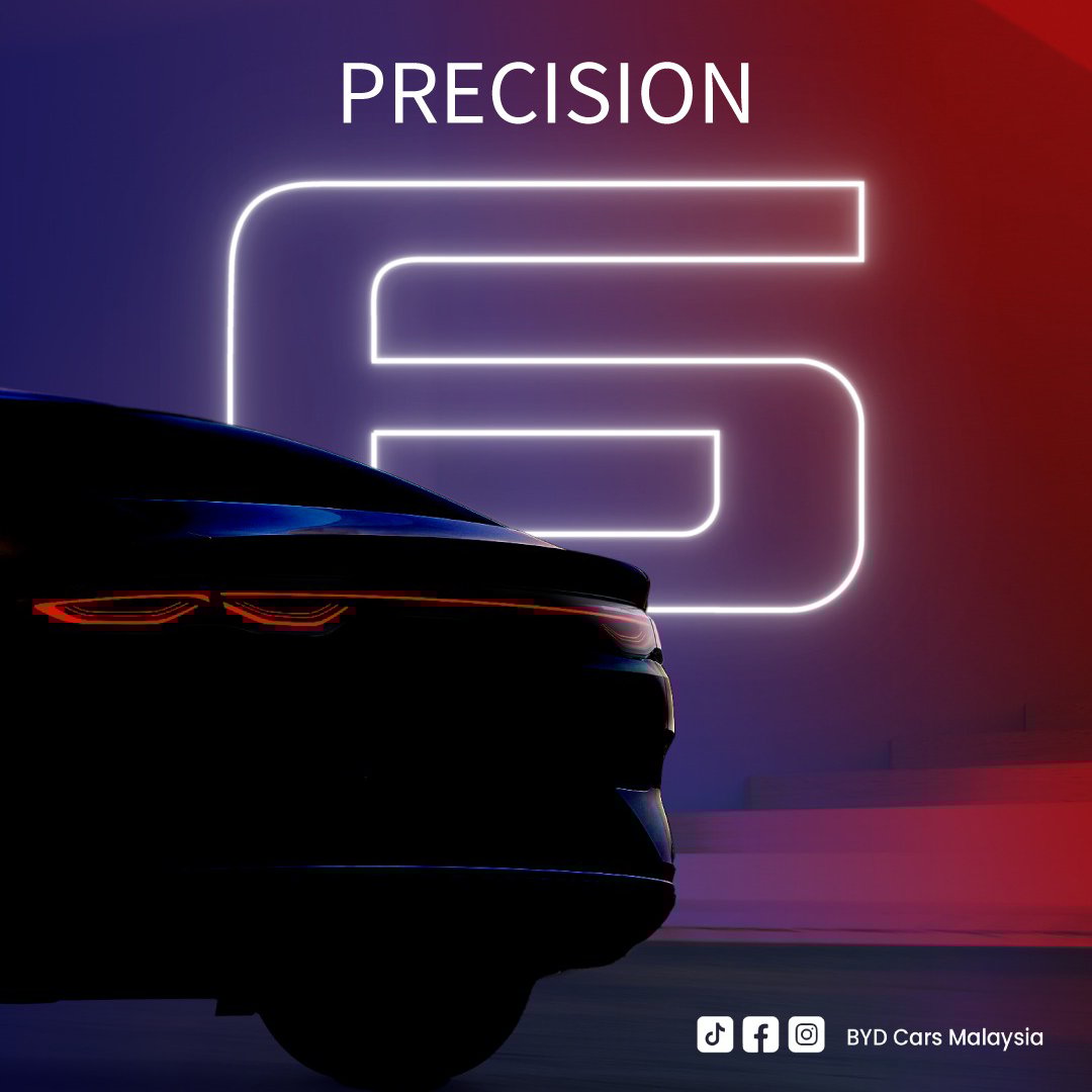 BYD Seal 6 EV 本地最新预告释出！前身或为比亚迪王朝系列的秦L EV，单马达后驱设定，CLTC续航里程达545公里