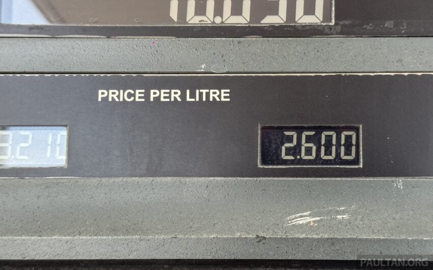 BUDI95: 油泵显示RM2.60售价, 对比 Petronas, Shell, BHPetrol, Petron 与 Caltex 各家油站的添油收据详情 309430