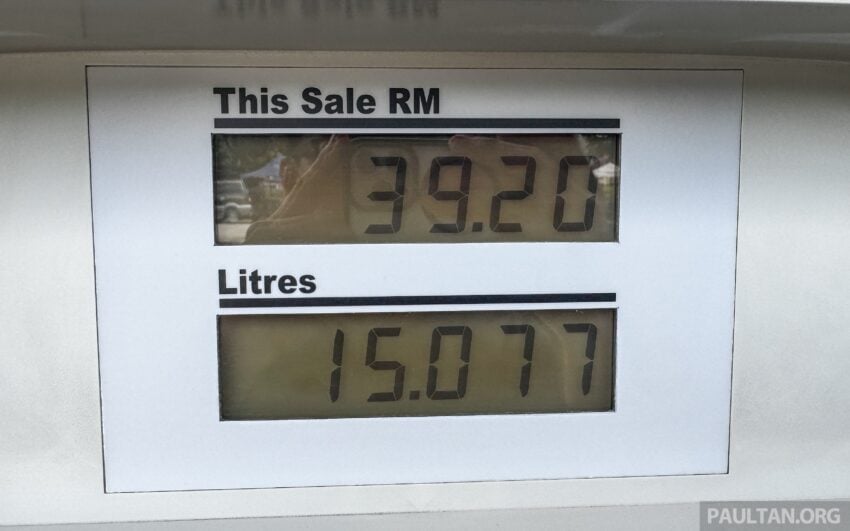 BUDI95: 油泵显示RM2.60售价, 对比 Petronas, Shell, BHPetrol, Petron 与 Caltex 各家油站的添油收据详情 309434