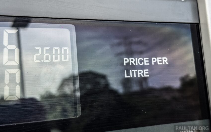 BUDI95: 油泵显示RM2.60售价, 对比 Petronas, Shell, BHPetrol, Petron 与 Caltex 各家油站的添油收据详情 309421