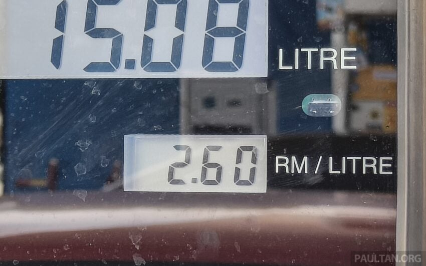 BUDI95: 油泵显示RM2.60售价, 对比 Petronas, Shell, BHPetrol, Petron 与 Caltex 各家油站的添油收据详情 309424