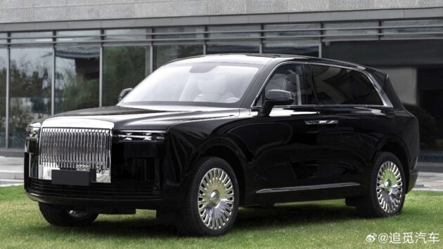Dreame 公布SUV实车官图, 外型与 Rolls-Royce Cullinan 高度撞脸, 搭载内燃式引擎的REEV, 号称将是全球最强SUV
