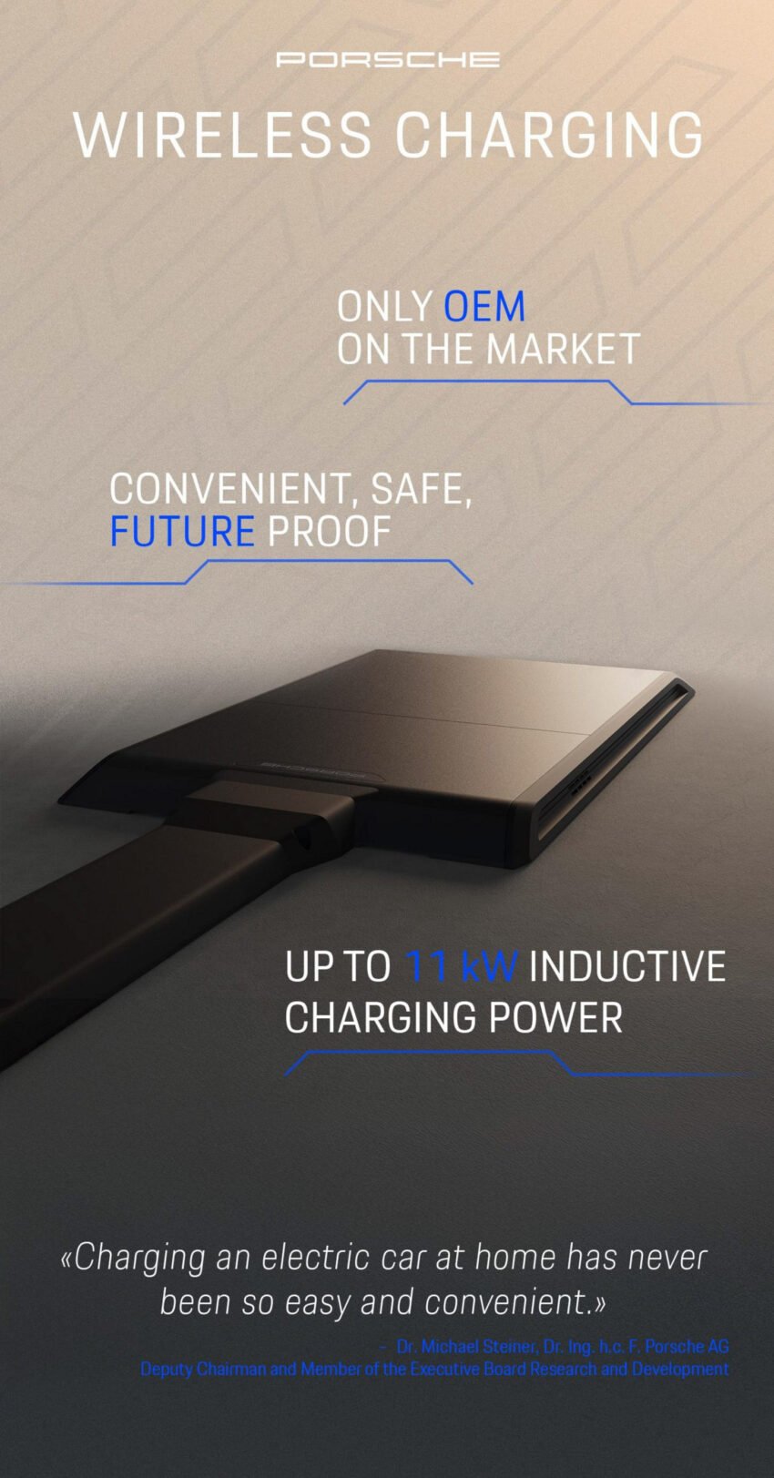Porsche 发布 11 kW 无线 AC 充电技术！号称全球首家提供无线充电方案的车企，下一代纯电动 Cayenne 率先适配 306980