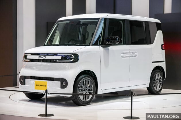 BYD Racco 亮相东京车展, 品牌首款针对日本市场而研发的纯电动K-Car, 续航里程最长可达180公里, 车身长度仅3.4米