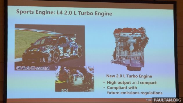 Toyota 公布下一代全新1.5L与2.0L汽油引擎的更多细节, 2.0L引擎动力可上看400PS/500Nm, 将应用在高性能车款上