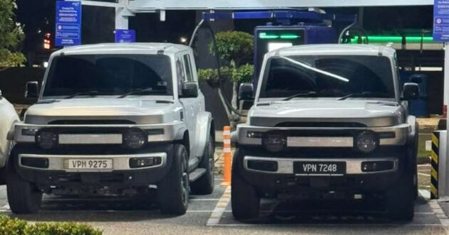 iCaur V23 悬挂正式车牌现身本地充电站, 很快即将上市?