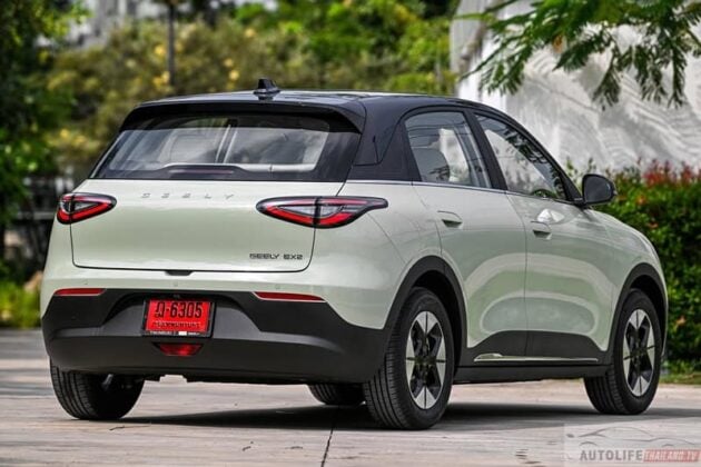 泰国公布吉利 Geely EX2 正式售价, Proton eMAS 5 的原生车款在泰国最高只需5.5万令吉, 续航里程最长395公里