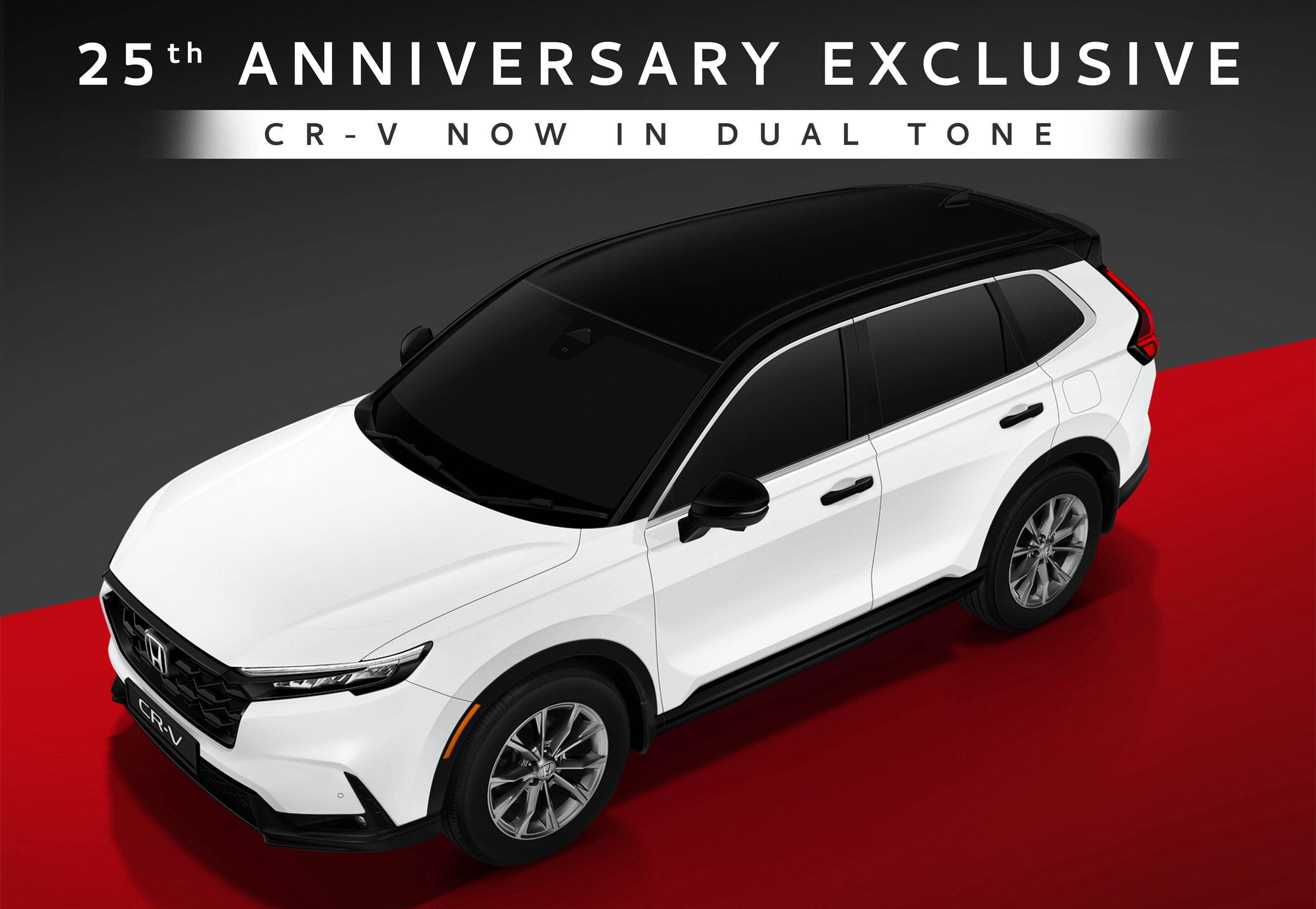 配合25周年庆，Honda Malaysia 推出限量300台 CR-V Dual-Tone Edition，只限1.5 E、V等级，售RM170k起