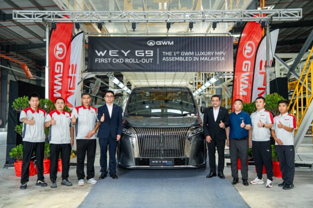 GWM WEY G9 已开始本地组装, 1.5L PHEV油电混动豪华MPV, 油电综合里程可达1,000公里, 本地预估价30万令吉内