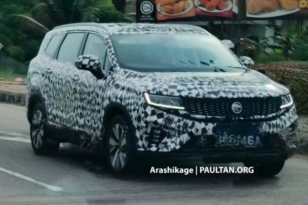 Proton X90 路测被拍, 即将推出小改款改用四缸引擎并加入 Apple CarPlay 与 Android Auto, 或弃用48V微型混动系统