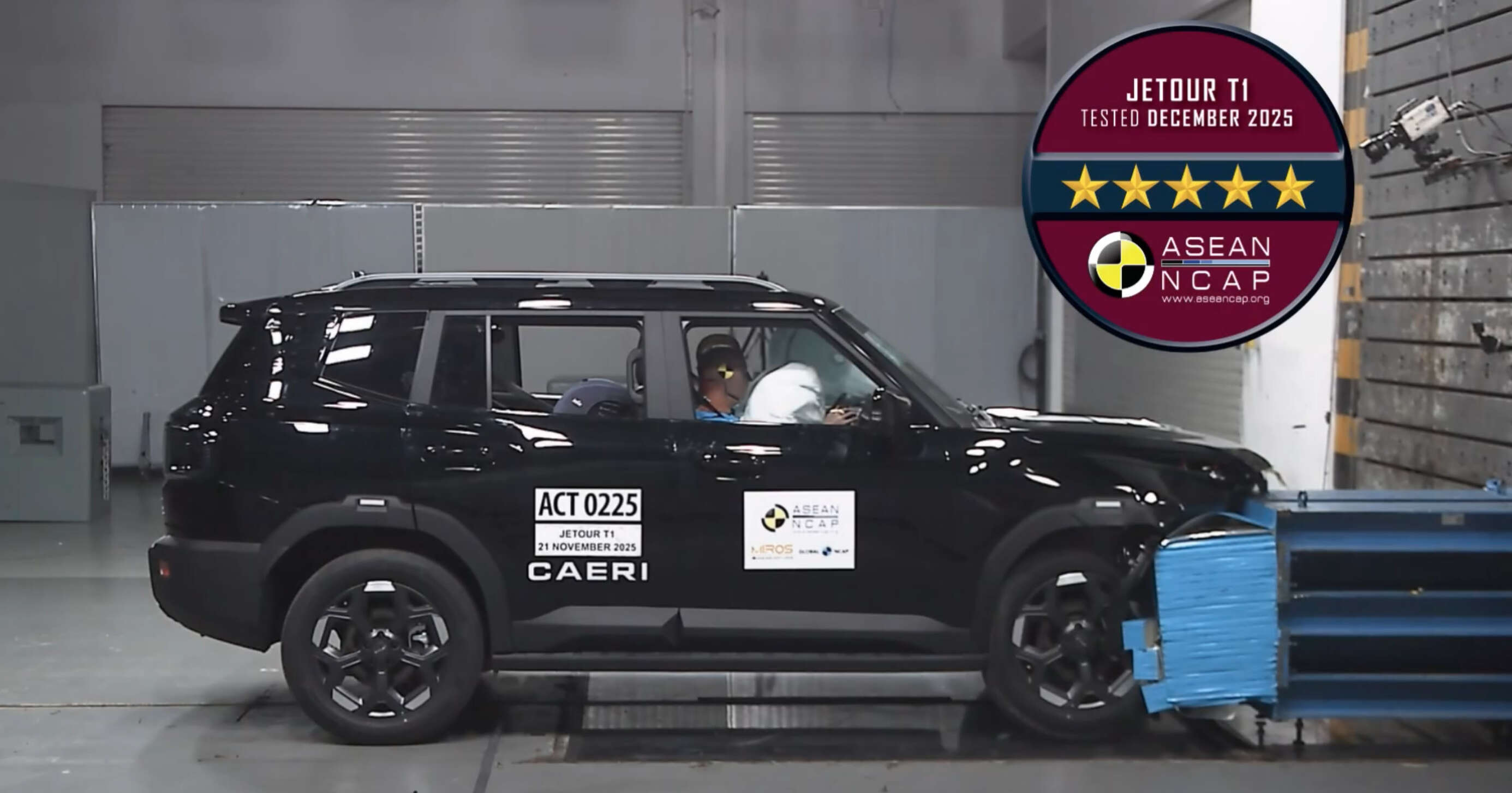 Jetour T1 获 ASEAN NCAP 五星评级!本地发布在即?
