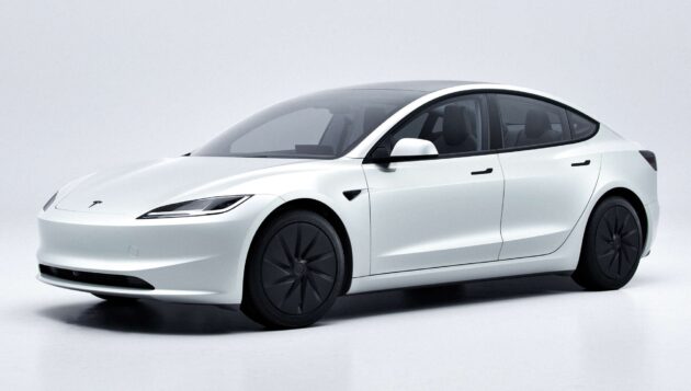 Tesla Model 3 Standard 登陆泰国市场, 门槛更低售价更亲民, 续航里程534公里, 6.2秒破百, 折合令吉售价约14.9万
