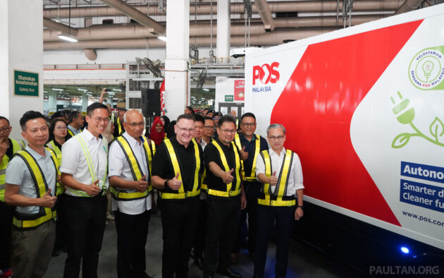 Pos Malaysia 与本地企业合作, 引进自动物流运输技术, 使用自动物流运输车运送商业物件, 将进行6个月的概念验证