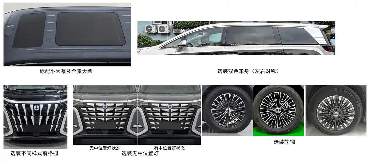 新款 Denza D9 EV 中国申报图曝光,有望搭载天神之眼5.0