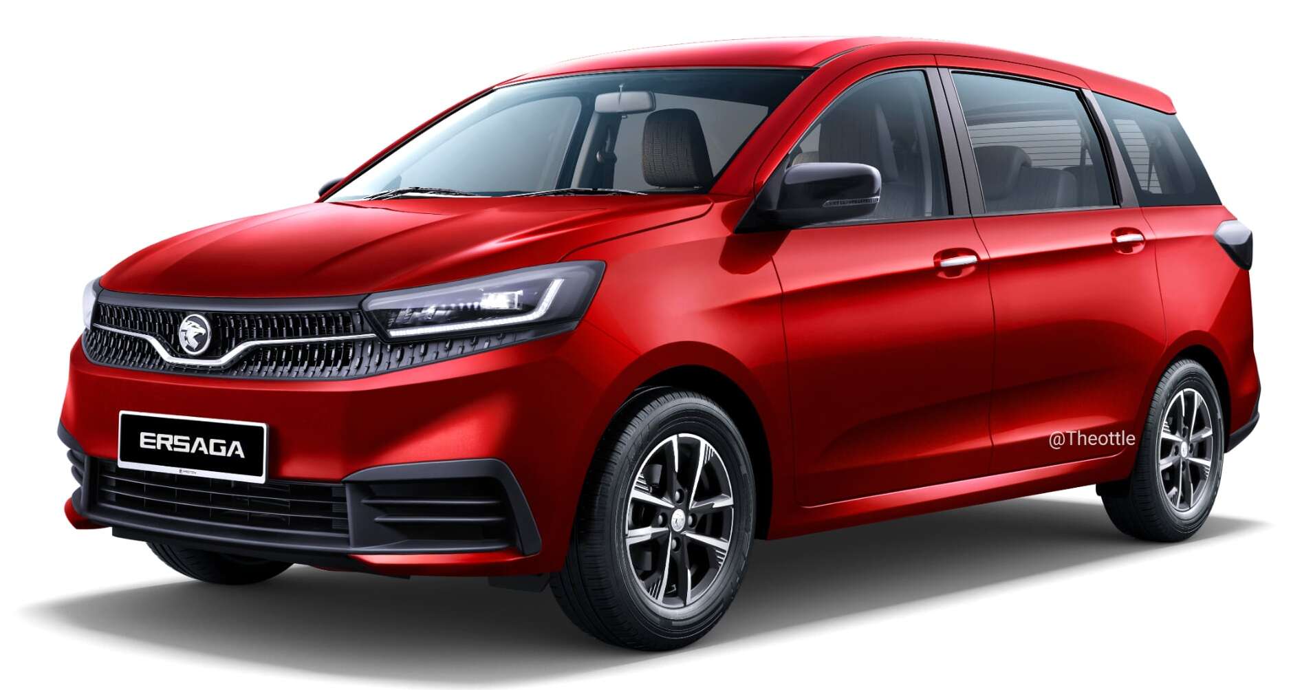 渲染图释出!AMA 平台七座 Proton Saga MPV 长这样?
