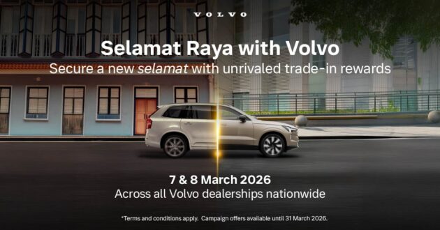 Selamat Raya with Volvo 优惠活动, 3月7日至8日透过 Carro 以更便捷方式换购新车, 获享高达RM60,000换购优惠